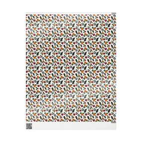 Festive Floral Wrapping Paper - Holiday Gift Wrap for Special Occasions