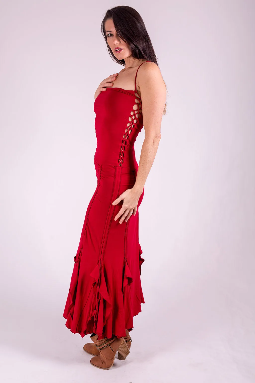 Flamenco Dress - Red