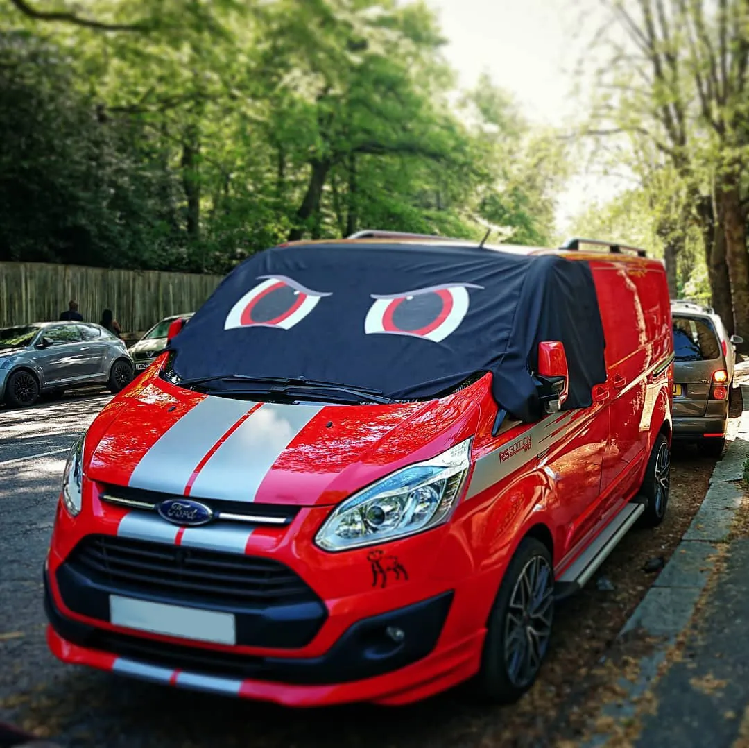 Ford Transit Custom Screen Wrap - Rocky Eyes