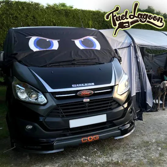 Ford Transit Custom Screen Wrap - Rocky Eyes