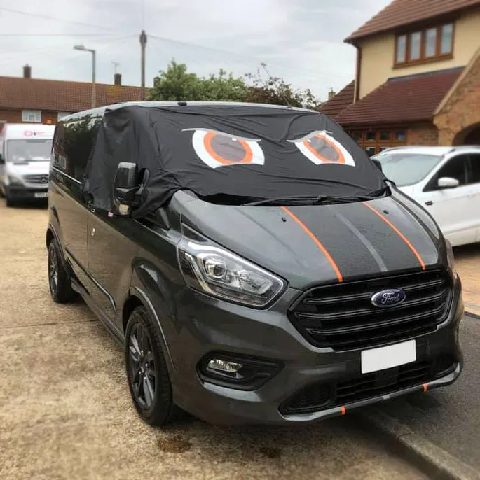 Ford Transit Custom Screen Wrap - Rocky Eyes