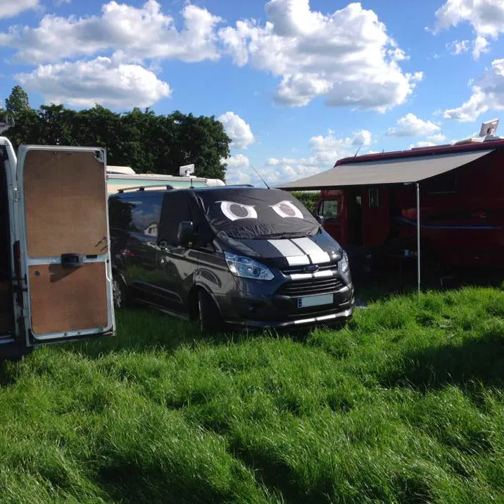 Ford Transit Custom Screen Wrap - Rocky Eyes