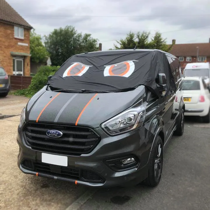 Ford Transit Custom Screen Wrap - Rocky Eyes