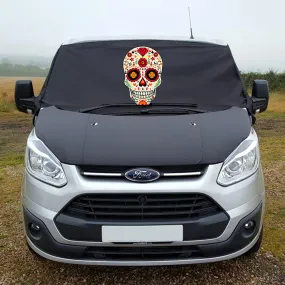 Ford Transit Custom Screen Wrap - Sugar Skull