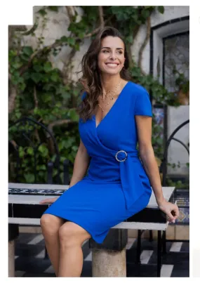 Frank Lyman Electric blue dress