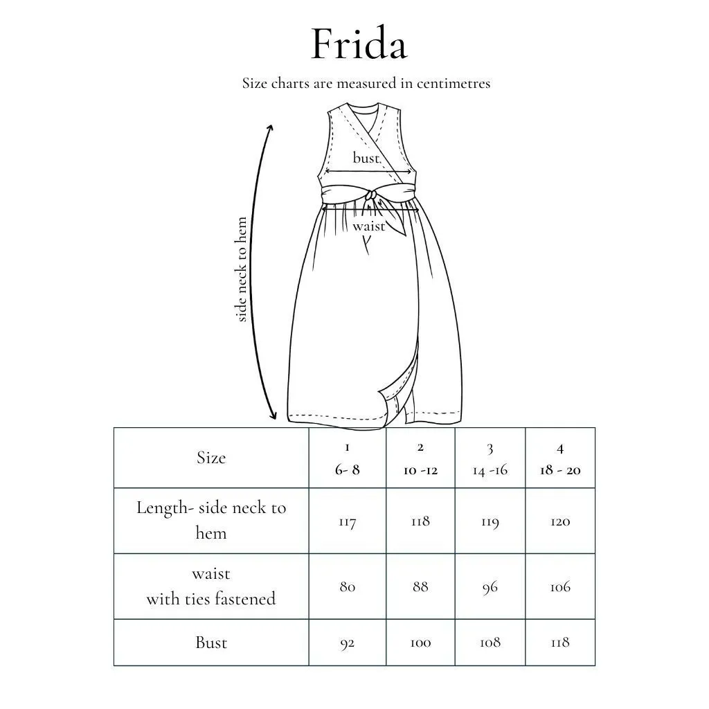 Frida Linen Wrap Dress