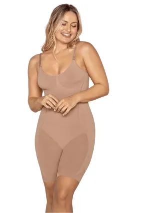 Full Coverage Seamless Shaping Bodysuit - Nude