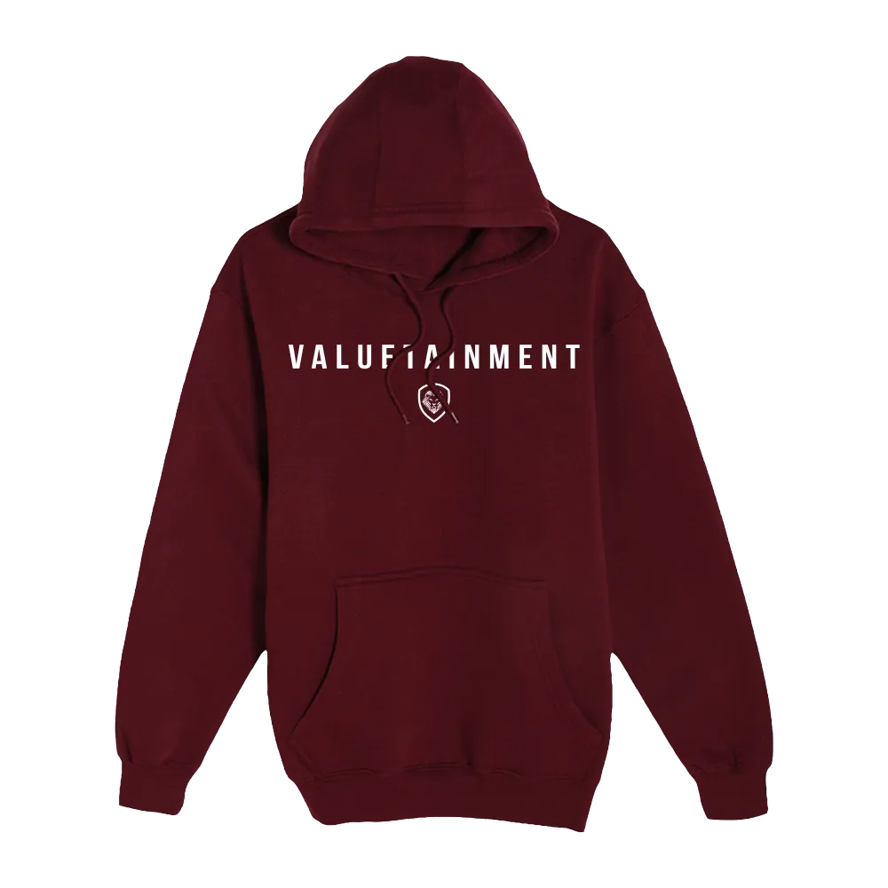 Future Looks Bright Maroon Pullover Hoodie