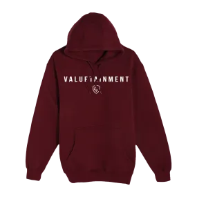 Future Looks Bright Maroon Pullover Hoodie