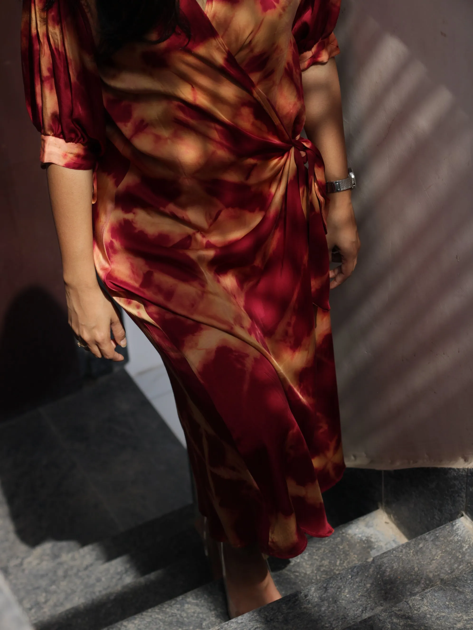 Golden Hour Wrap dress