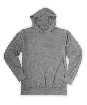 Heather Gray Lightweight Hoodie