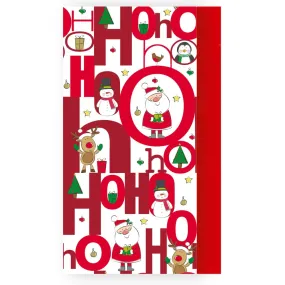 HoHoHo Christmas Tissue Paper 8 Sheet