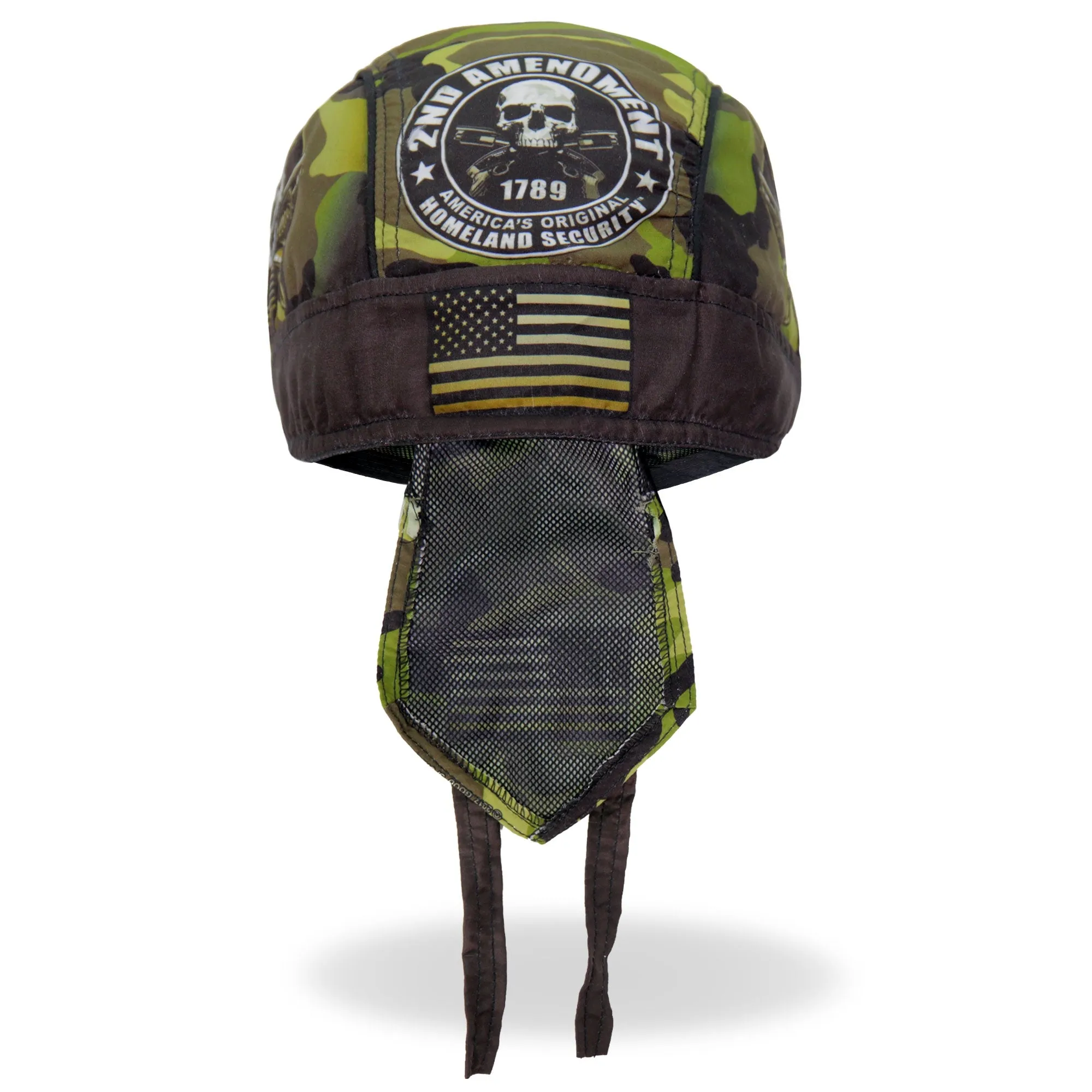 Hot Leathers Camo Skull Lightweight Headwrap HWH1094