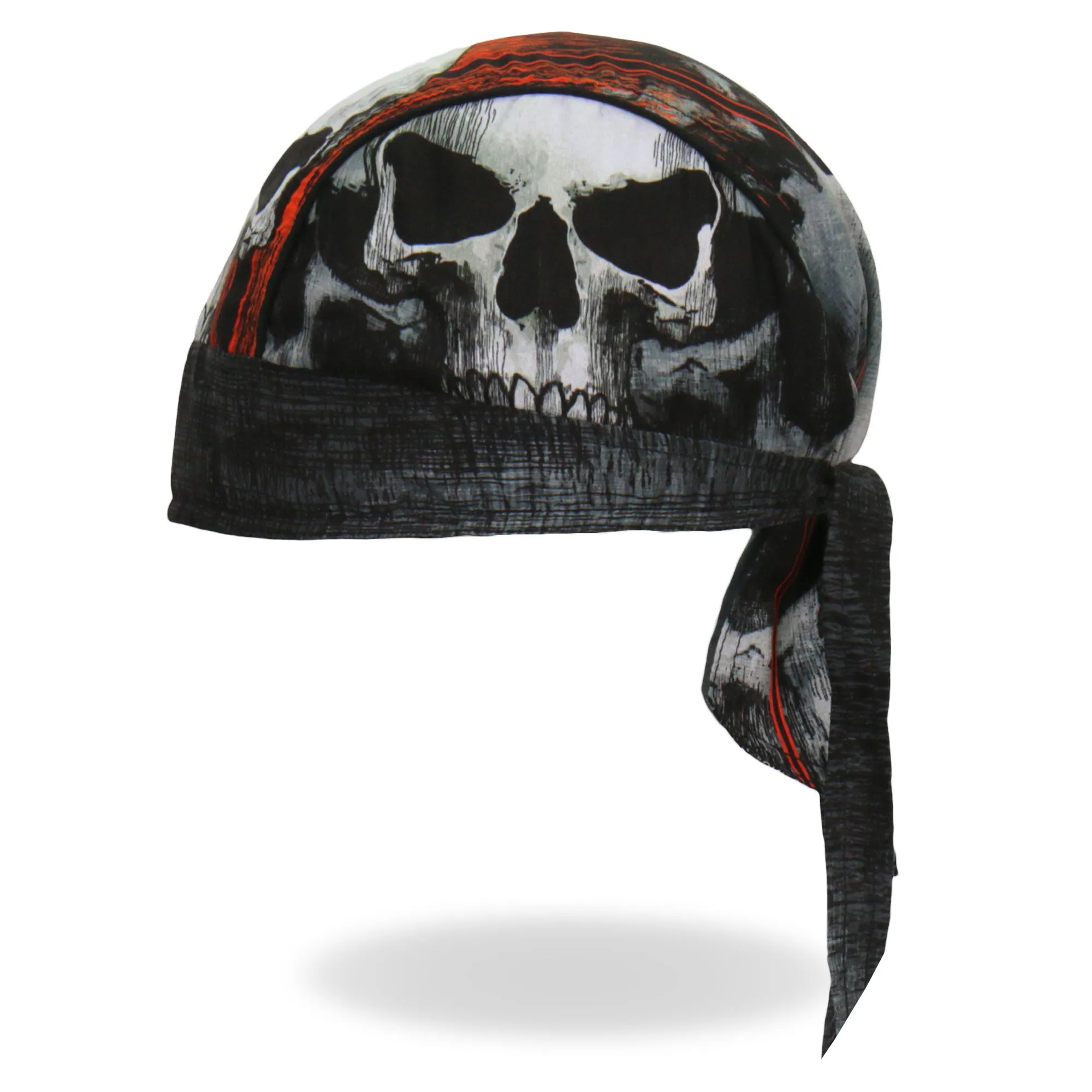 Hot Leathers Jumbo Skull Lightweight Headwrap HWH1098