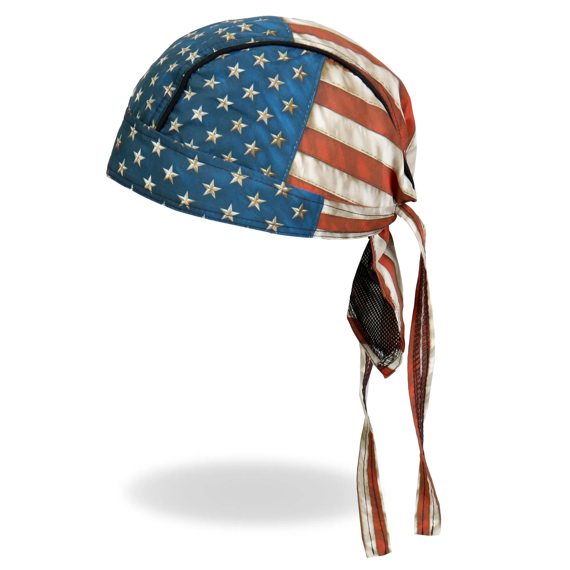 Hot Leathers Vintage American Flag Lightweight Head Wrap HWH1088