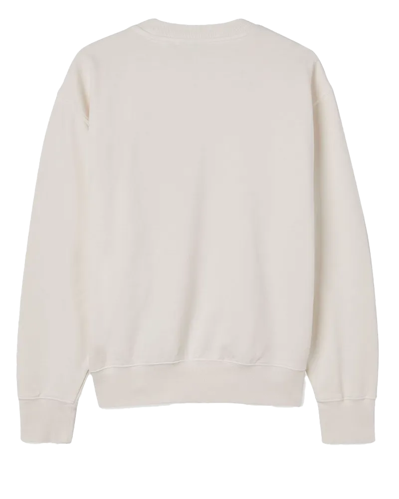 Icon Washed Sweatshirt in Ecru