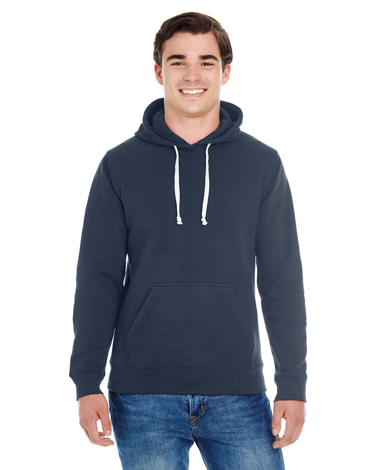 J America Adult Triblend Fleece Hooded Sweatshirt (JA8871)