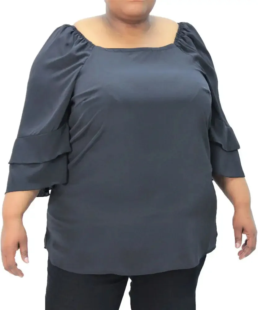 Ladies Double Layer Wide Sleeve Tunic