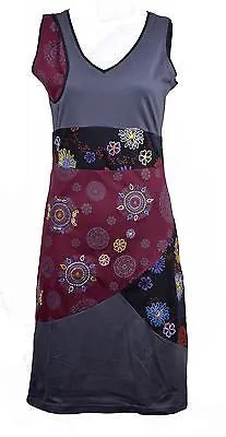 Ladies Dress With Mandala Embroidery & Pattern.