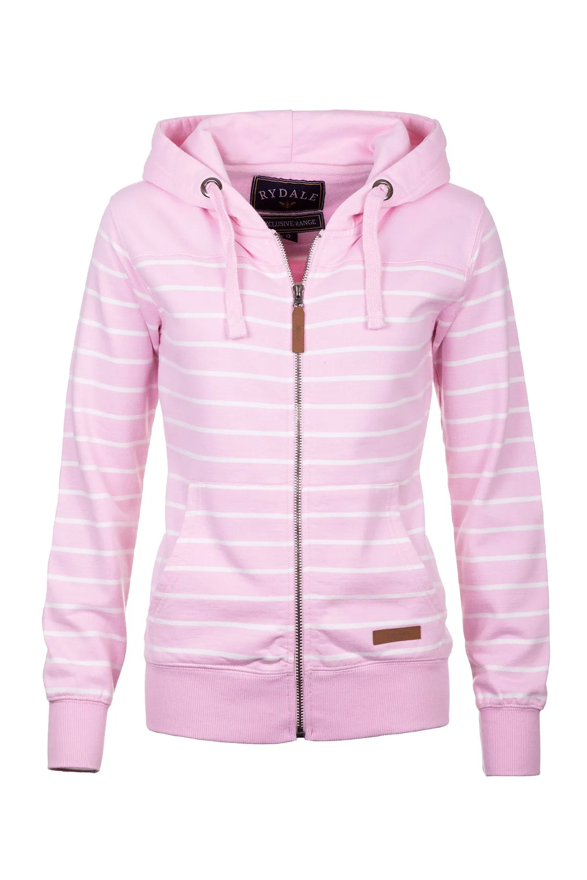 Ladies Lucy Striped Full Zip Hoody