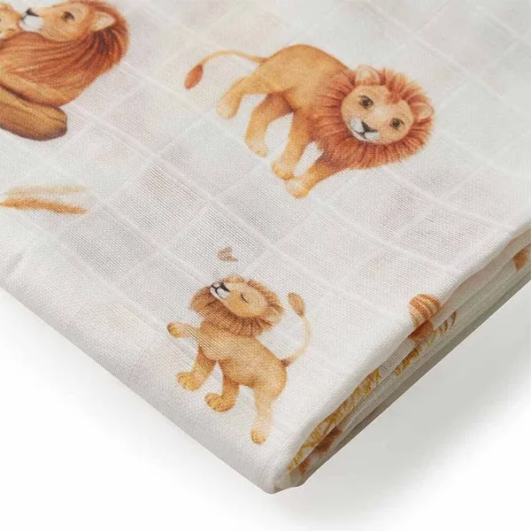 Lion - Organic Muslin Wrap