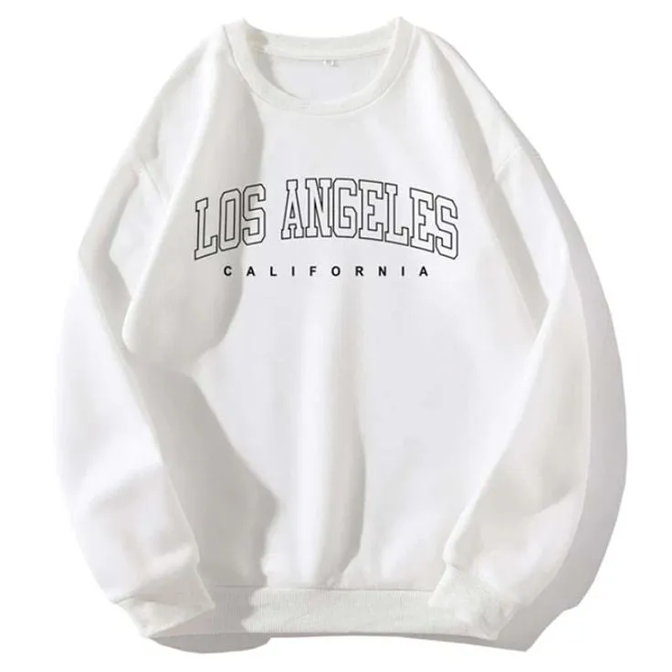 Los Angeles California Printed Unisex Drop Shoulder Oversized Sweatshirt