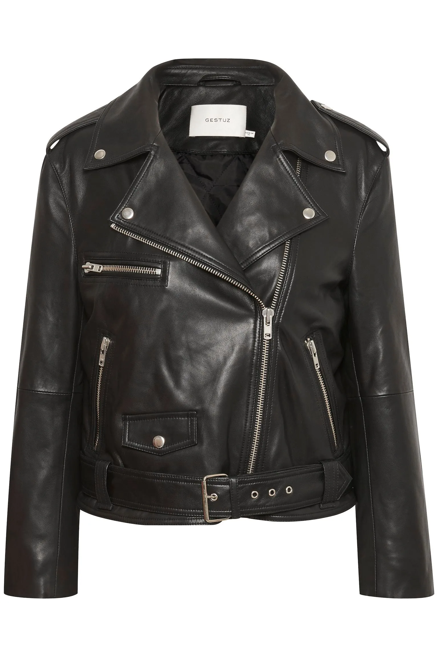 MADIGZ LEATHER JACKET | BLACK