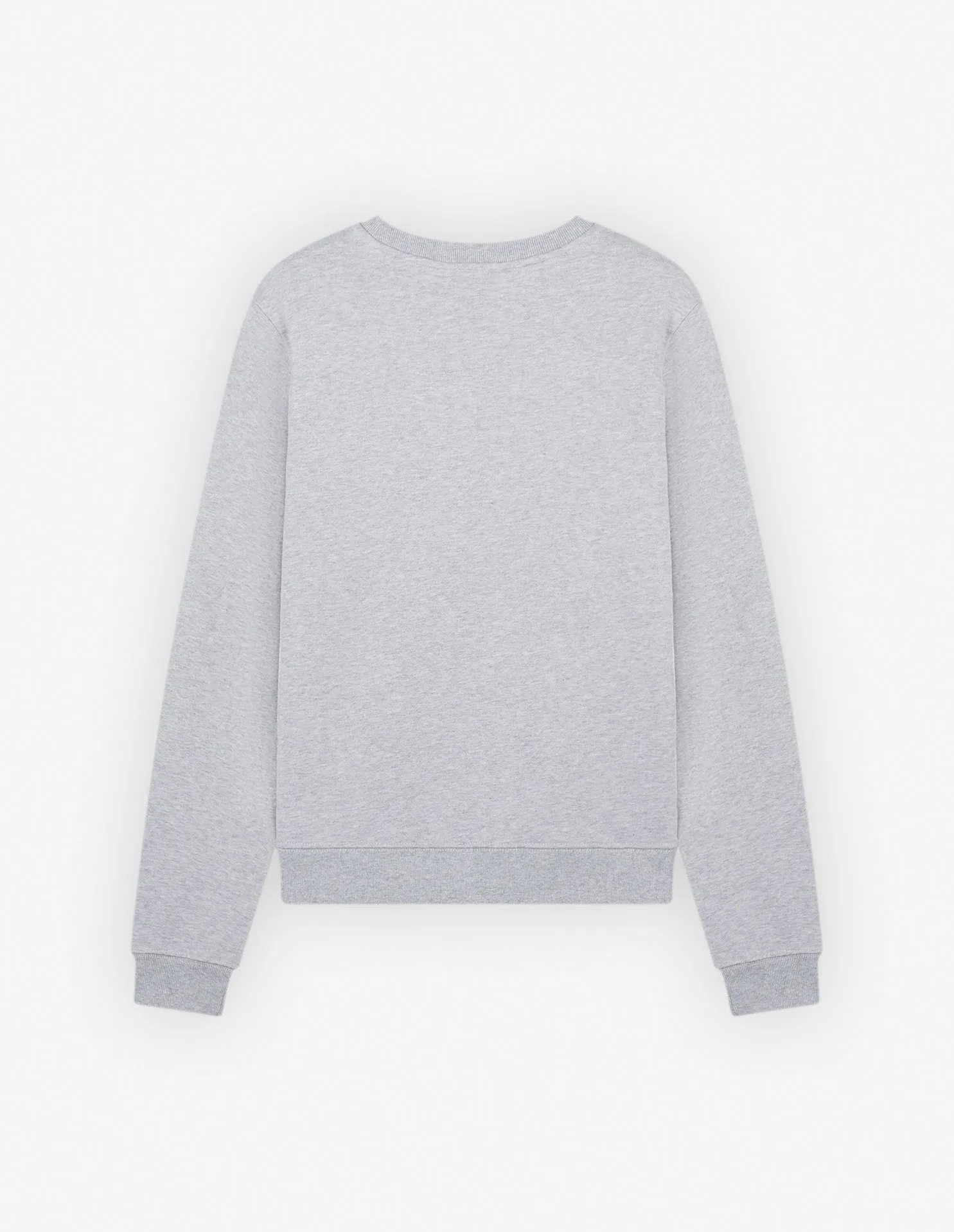 Maison Kitsune Women's Handwriting Regular Sweatshirt Light Grey Melange LW00312KM0001 H120