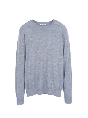 Men Lightweight Crew Neck_Slate