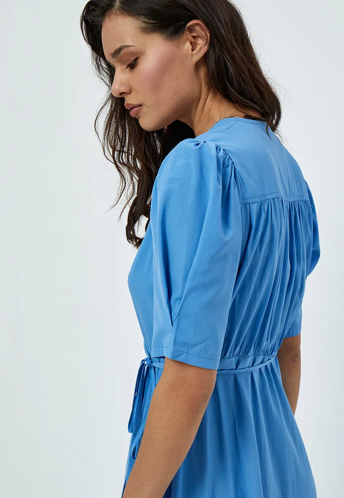 Mena Midi Dress - Marina Blue