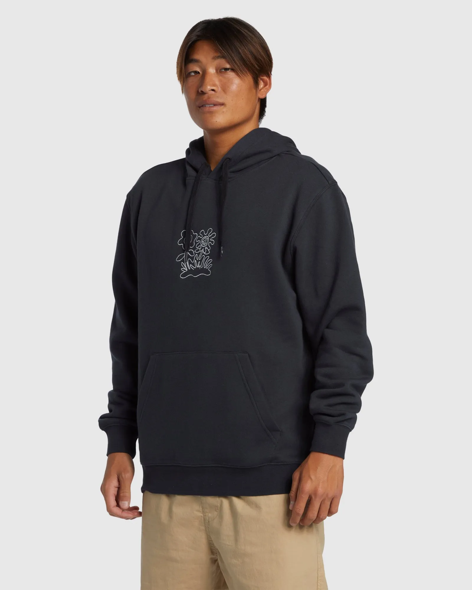 Mens Graphic Mix Pullover Hoodie