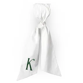 Monogrammed Wreath Sash