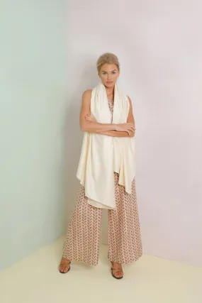 Mulberry Silk Wrap - Ivory (Natural)