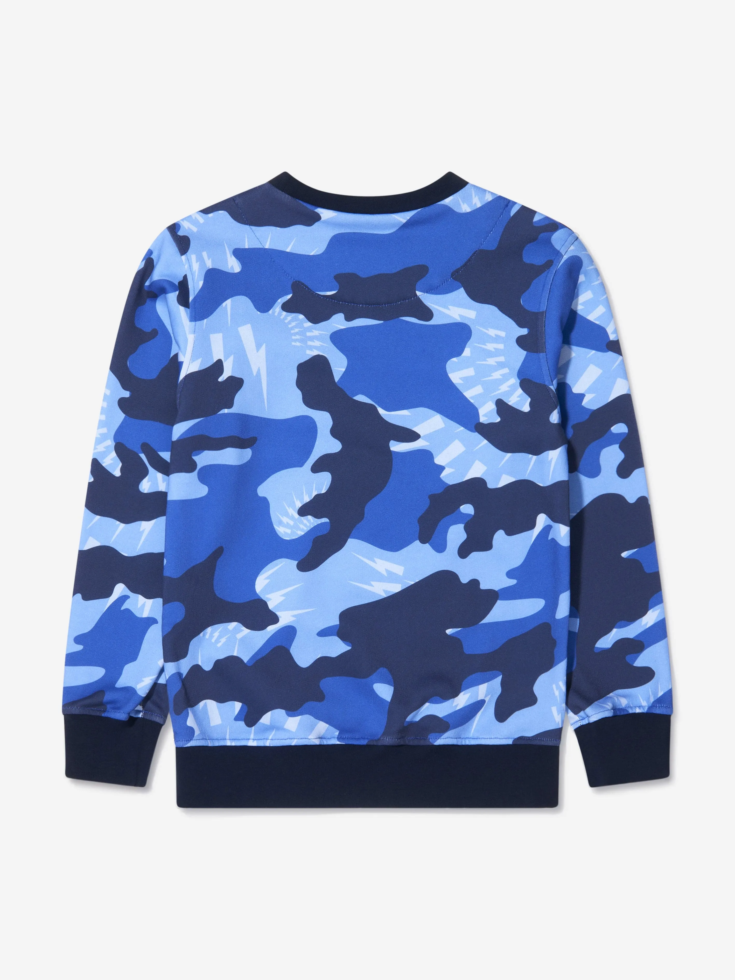 Neil Barrett Boys Camouflage Print Sweatshirt