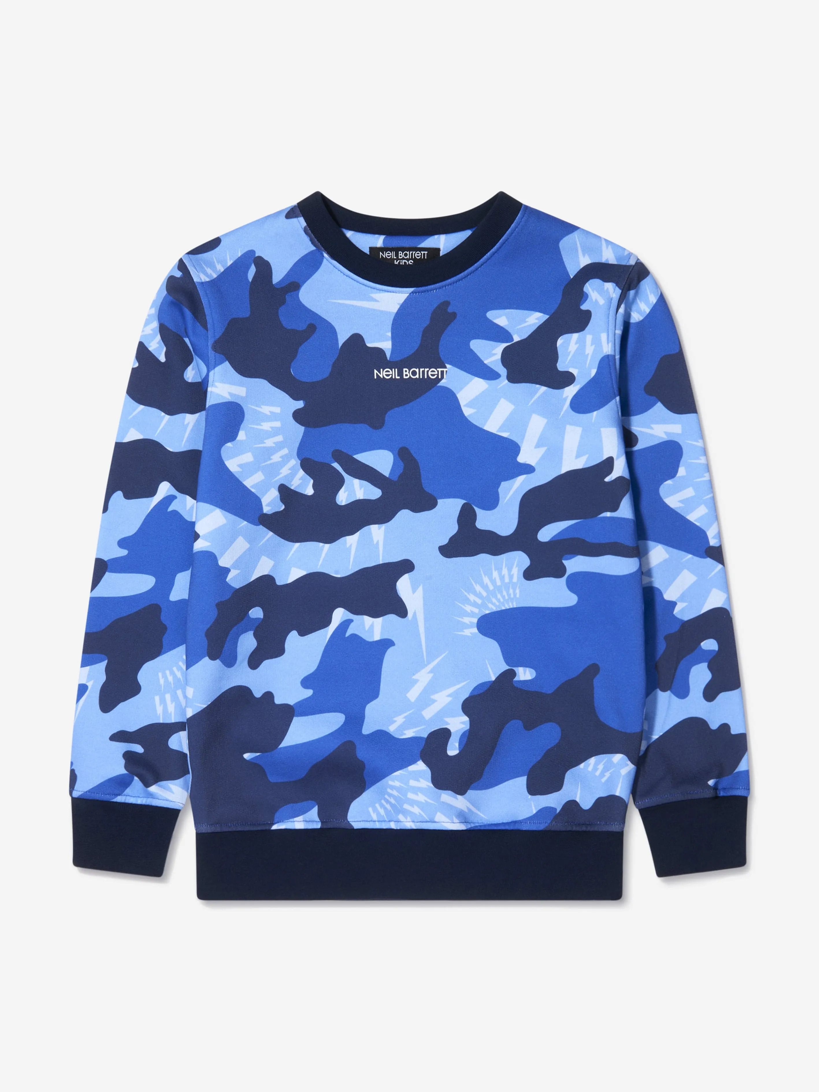 Neil Barrett Boys Camouflage Print Sweatshirt