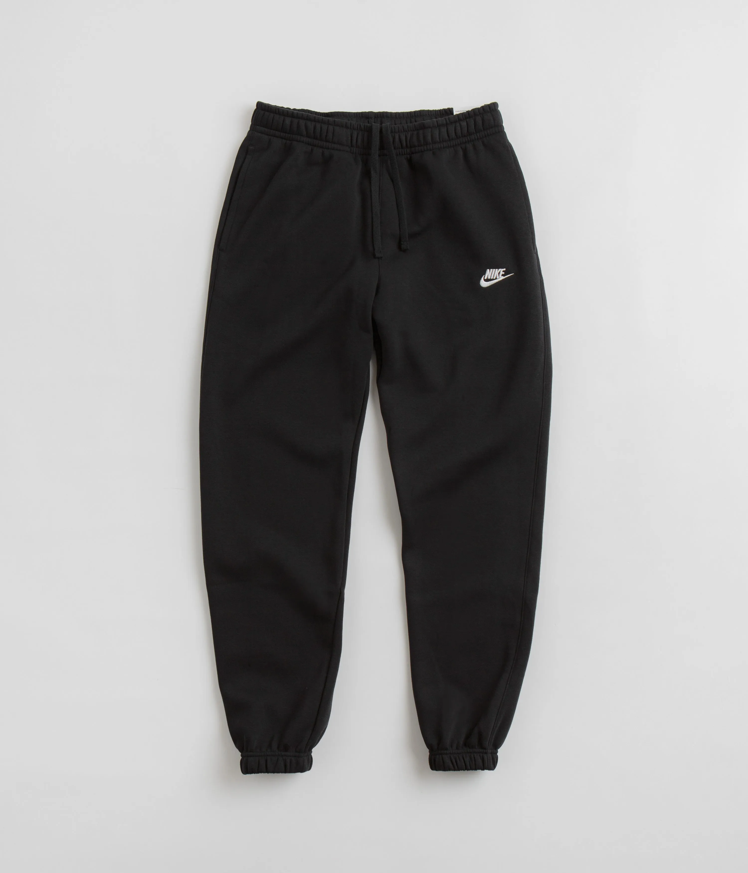 Nike Club Fleece Sweatpants - Black / Black / White