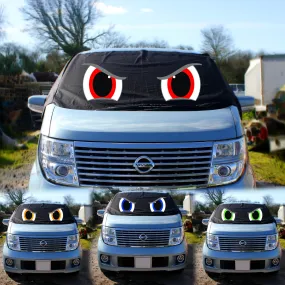 Nissan Elgrand E51 Screen Cover Eyes - Rocky