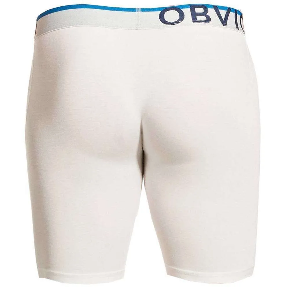 Obviously Everyman AnatoMAX Boxer Brief 9inch Leg - White