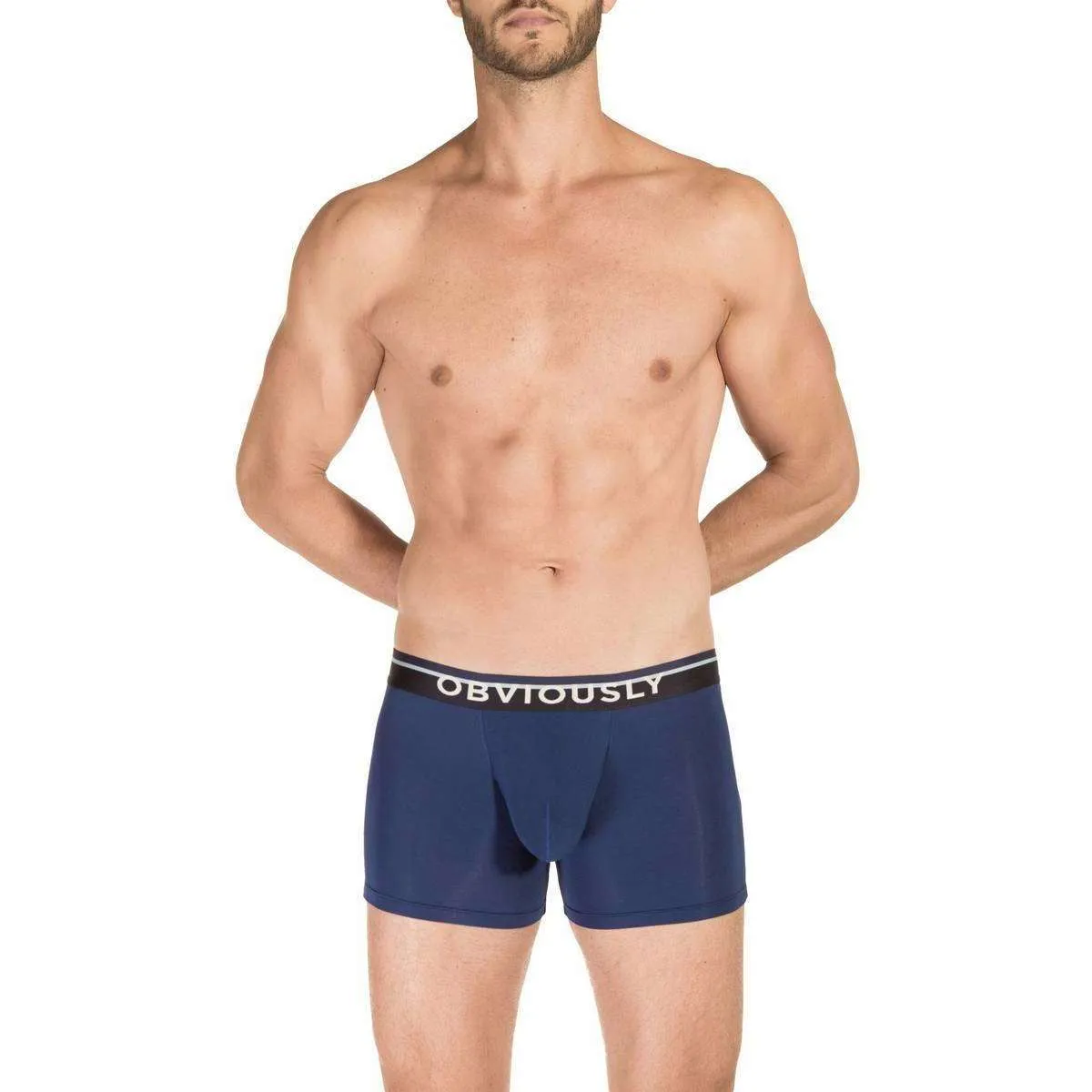 Obviously PrimeMan AnatoMAX Boxer Brief 3inch Leg - Navy