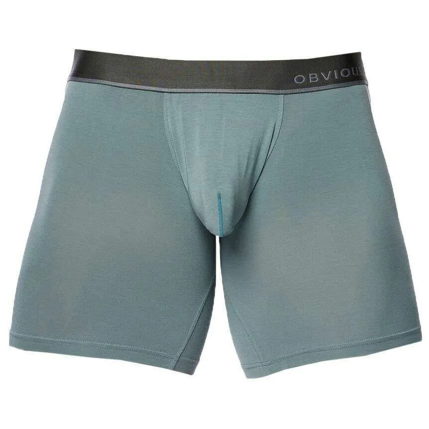 Obviously PrimeMan Boxer Brief 6inch Leg - Slate Grey