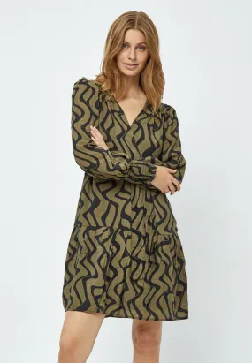 Oline Wrap Dress - Capers