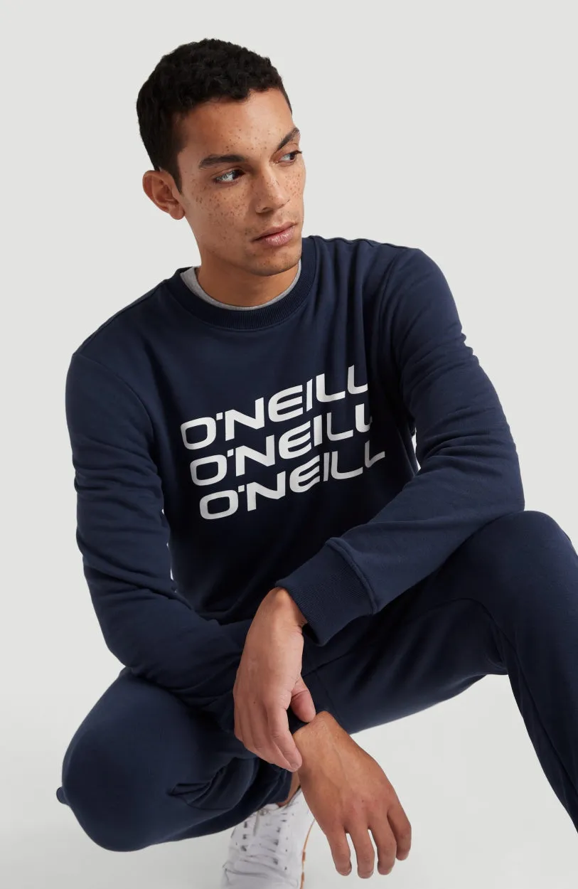 O'Neill Triple Stack Crew Sweatshirt | Ink Blue -A