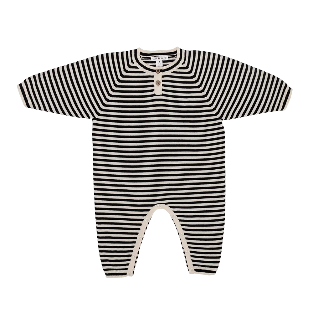 Organic Star Suit - Stripe [GROWN]