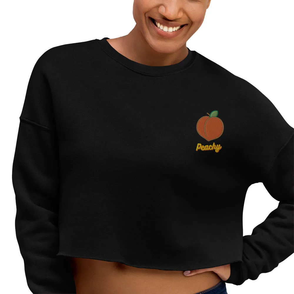 Peachy Crop Sweatshirt