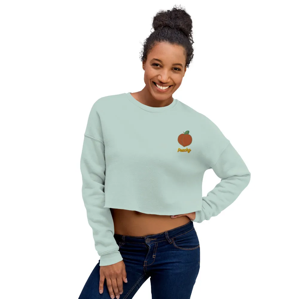 Peachy Crop Sweatshirt