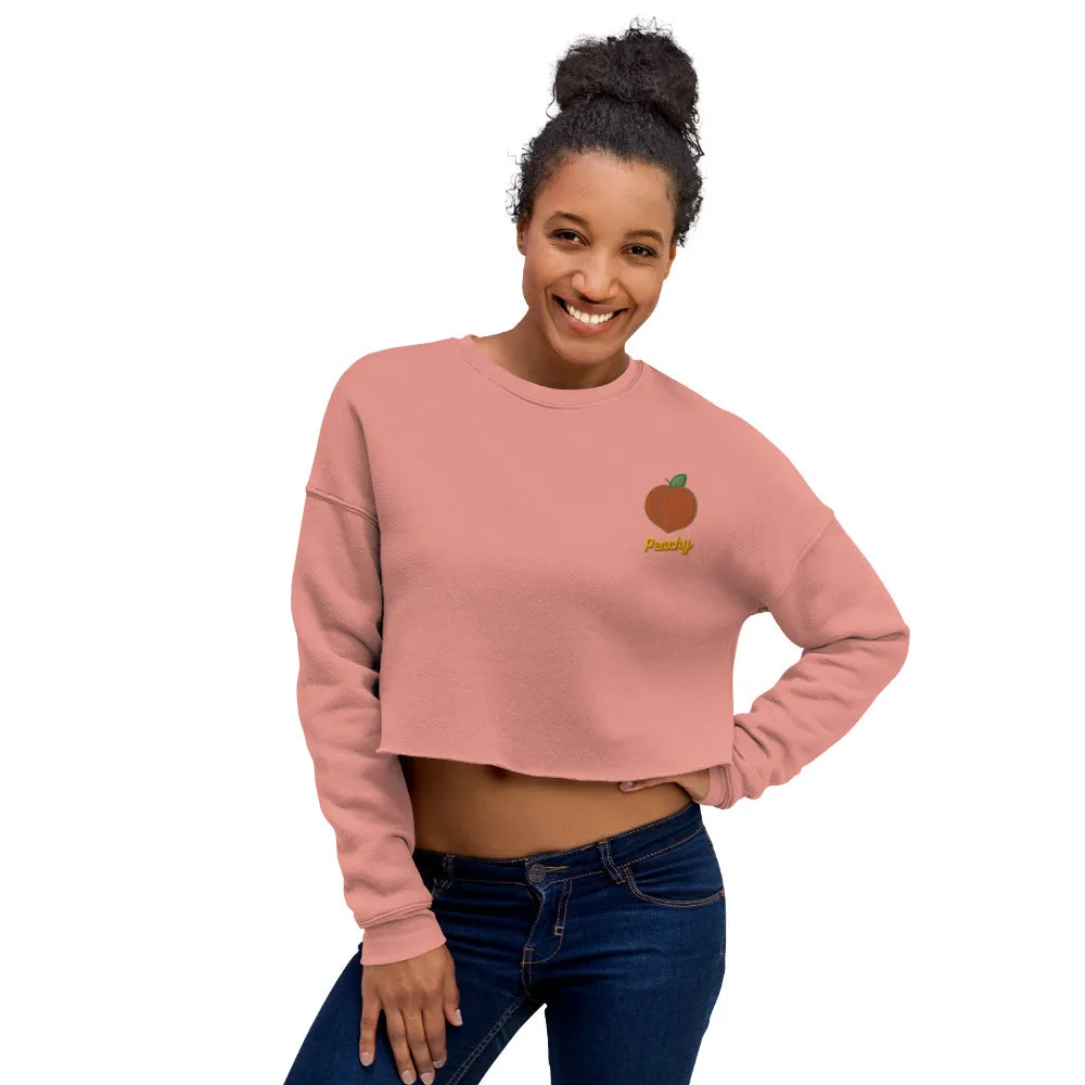 Peachy Crop Sweatshirt