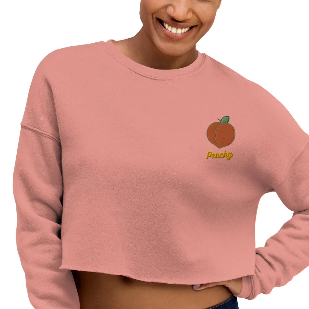 Peachy Crop Sweatshirt