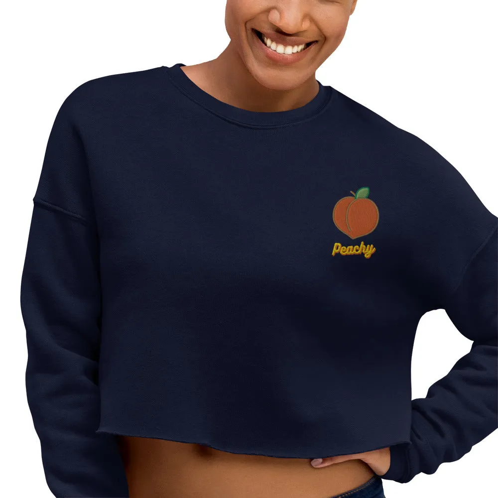 Peachy Crop Sweatshirt