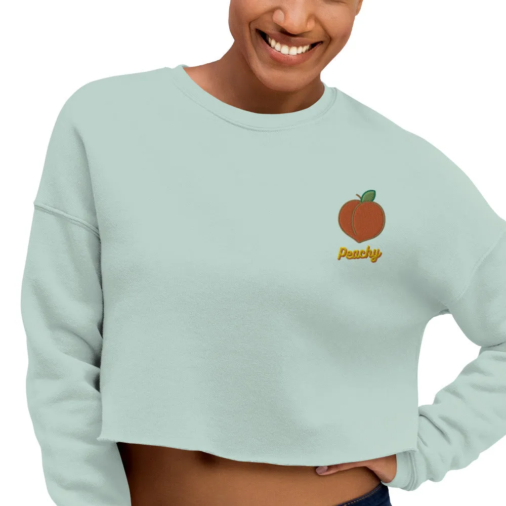 Peachy Crop Sweatshirt