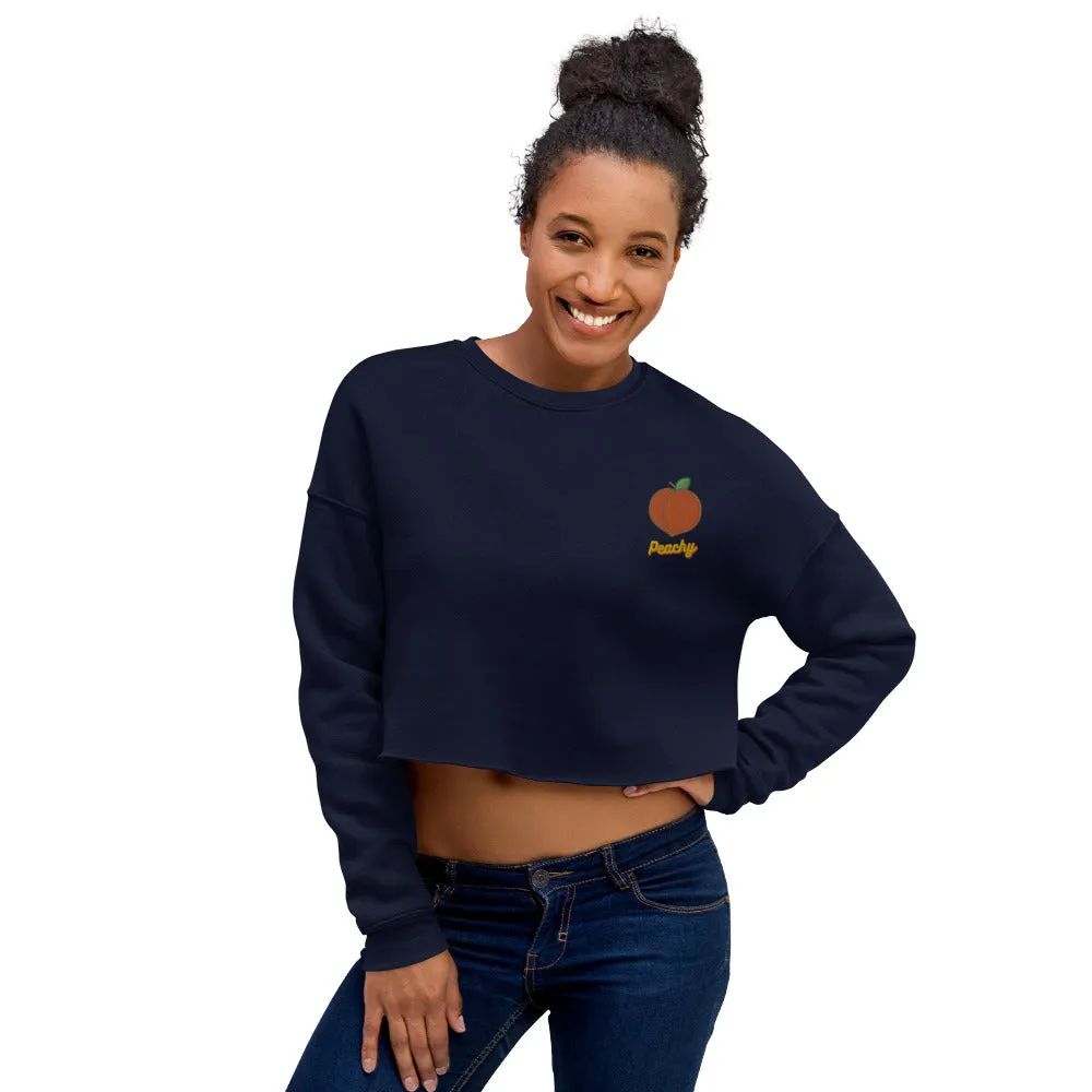 Peachy Crop Sweatshirt